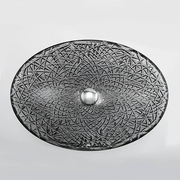 Раковина мебельная Boheme Monaco овальная 51х34,5х15,5 см черный 813-B