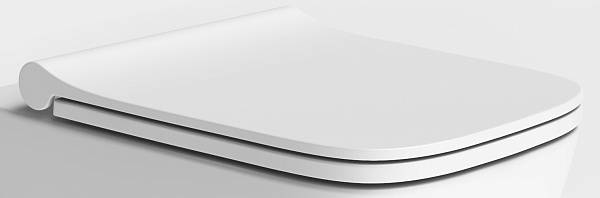 Крышка-сиденье для унитаза Boheme Bello микролифт белый матовый 975-MW