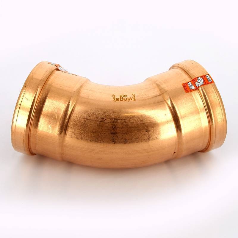 Угол пресс 45° Viega Profipress XL медь 88.9 мм 476915