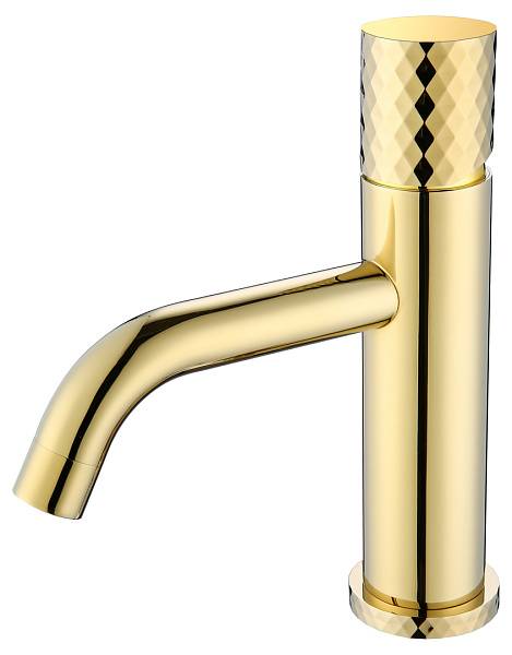Смеситель для раковины Boheme Stick Gold Diamond Gold 121-GG