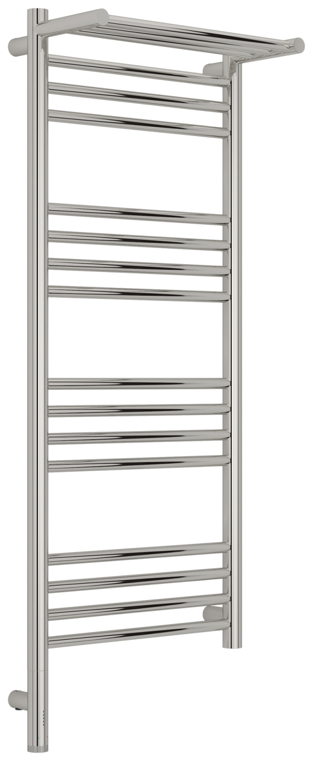 Полотенцесушитель электрический Сунержа Богема 3.1 с 1 полкой 40х100 см левый без покрытия 00-6006-1040