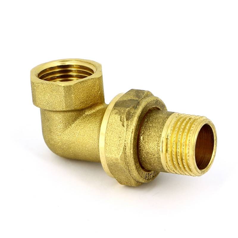 Разъемное соединение НВ Uni-Fitt 1/2 угловое с плоской прокладкой 652G2000