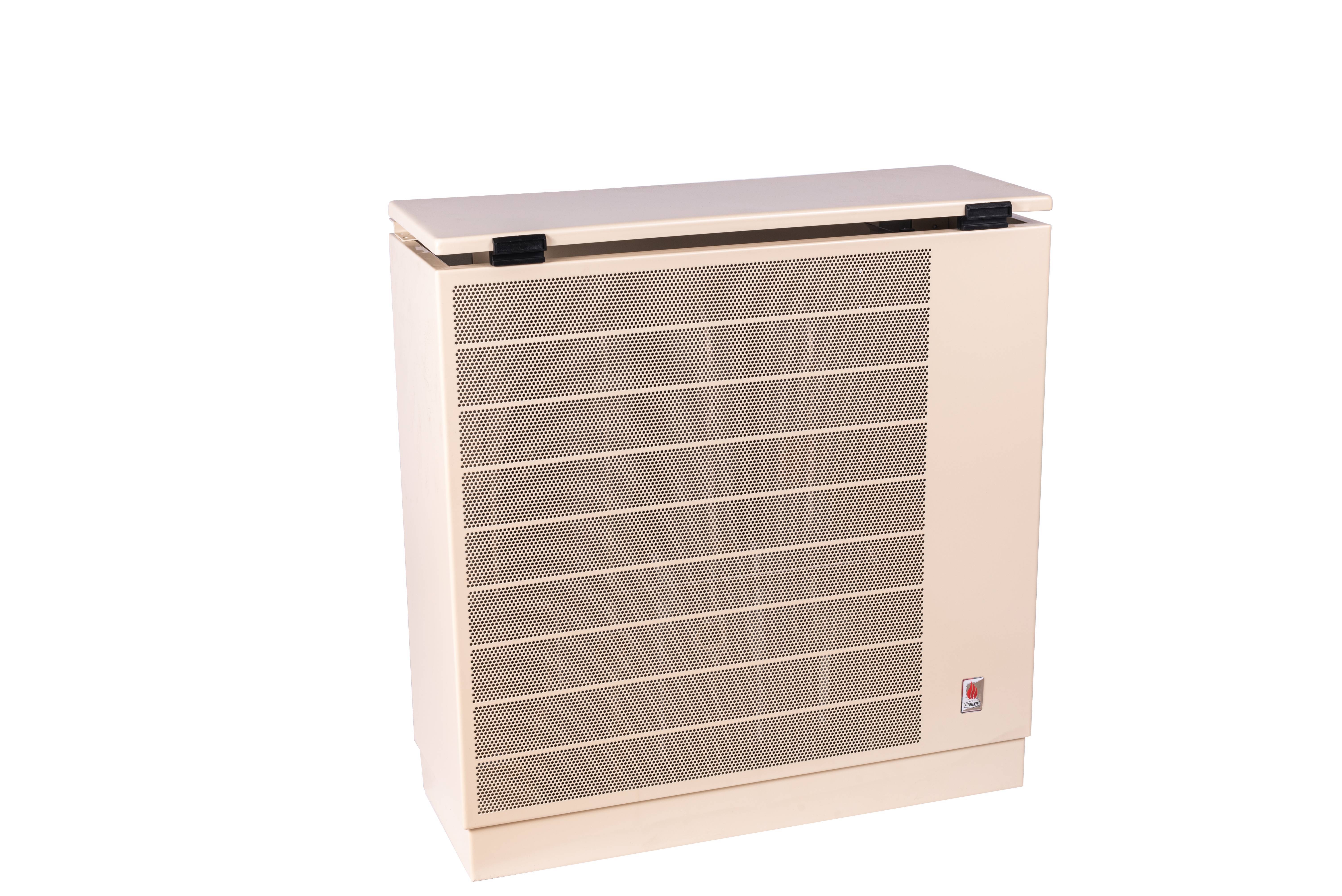 Газовый конвектор FEG GF40F чугунный настенный с вентилятором GF40F