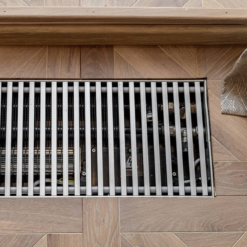 Внутрипольный конвектор Varmann Ntherm N 230x110x1800 мм N 230.110.1800 RR U EV1