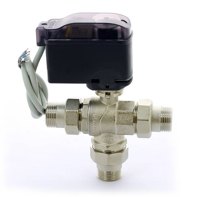 Кран шаровой трехходовой Emmeti MODULO COMPACT с сервоприводом 1 НН 01425810