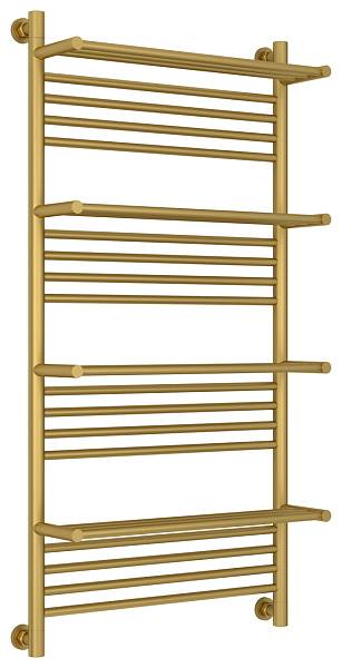 Полотенцесушитель водяной Сунержа Богема с 4 полками 600x1200 мм матовое золото 032-0224-1260