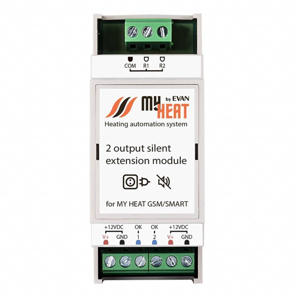 Блок симисторов на 2 выхода ЭВАН MyHeat RL2S
