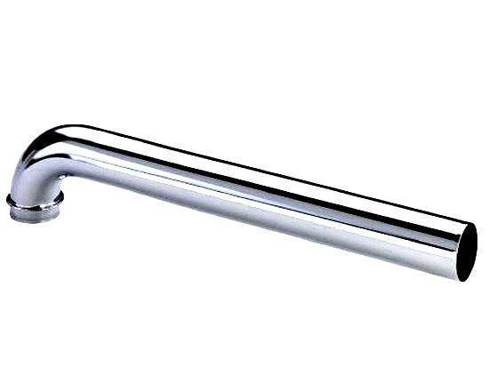 Отводное колено с отбортованной кромкой Viega 32х300 мм латунь хром 105594