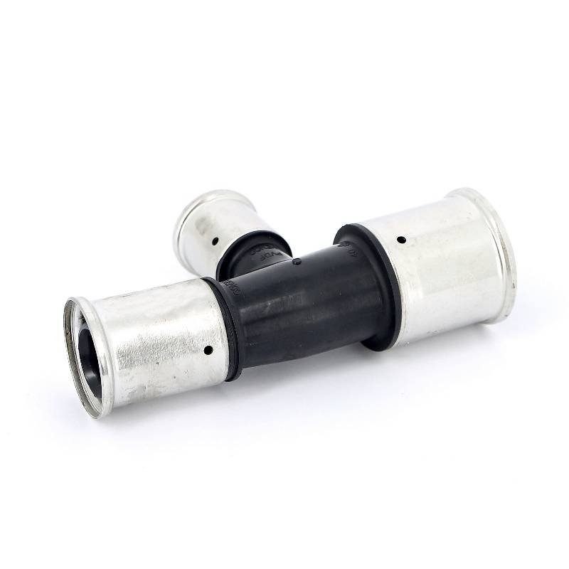 Тройник пресс PVDF Henco 40х26х32 мм 11PK-402632