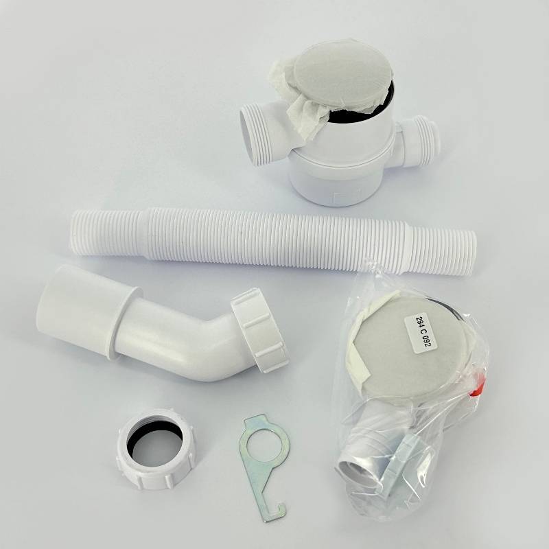 Слив-перелив для ванны McAlpine MRB11-MBL 330-700х34 мм матовый черный MRB11-MBL