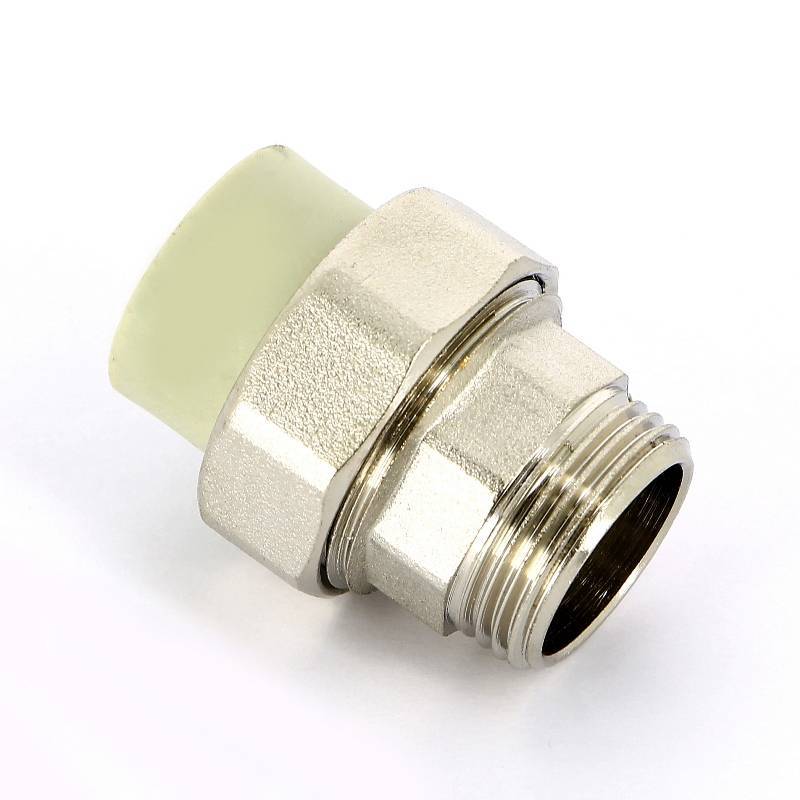 Муфта полипропиленовая FV-Plast разъемная с наружной резьбой 20x3/4 237120