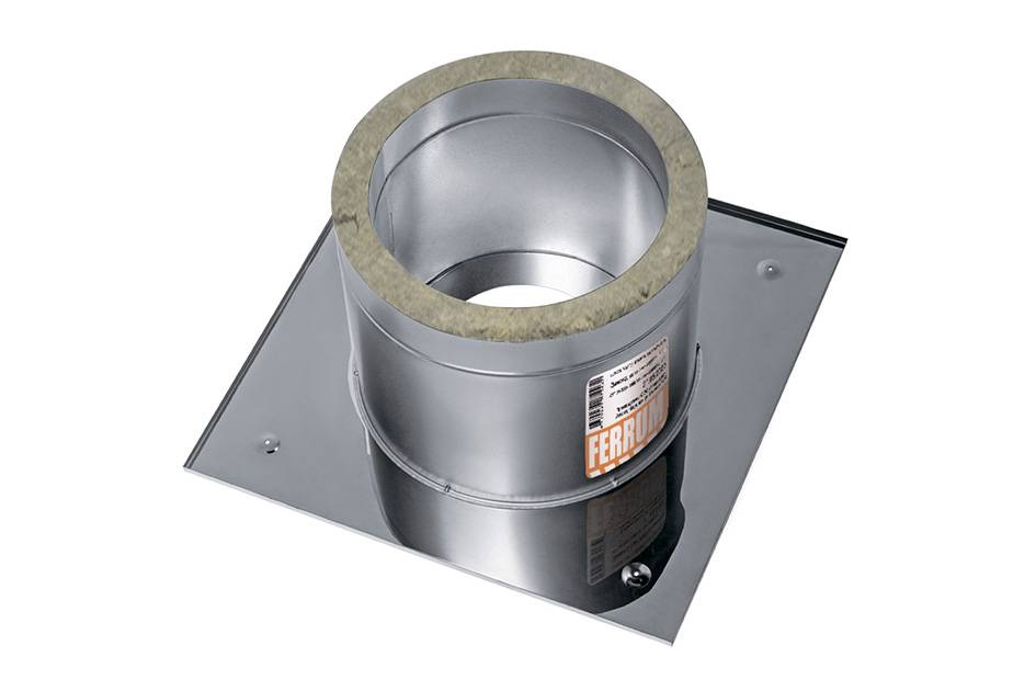Потолочно-проходной узел Ferrum 430/0.5 мм термо 450 °C Ф140 мм Аf3408