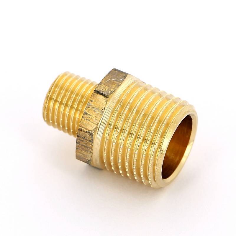 Ниппель переходной Viega 1/2 x 1/4 наружная резьба бронза 319526