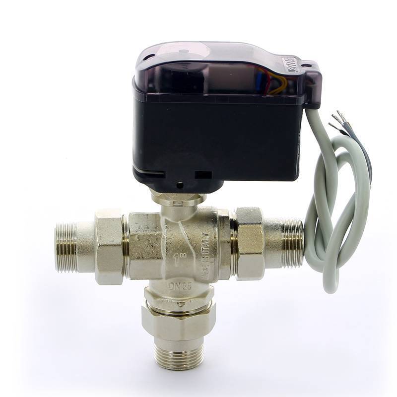 Кран шаровой трехходовой Emmeti MODULO COMPACT с сервоприводом 1 НН 01425810