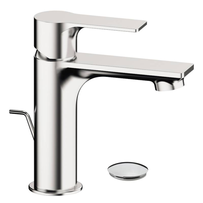 Смеситель для раковины Remer Energy с донным клапаном хром EY10