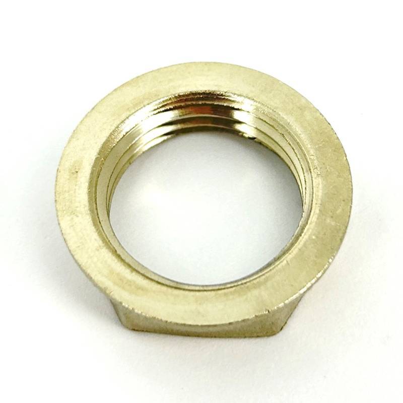 Контргайка с бортиком LD Pride 1/2 никелированная LD.67.508.15