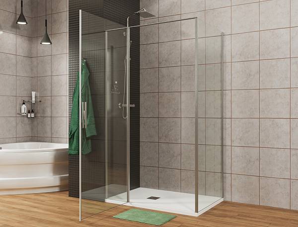 Душевой уголок Allen Brau Priority 100x100 см хром 3.31004.00/3.31019.00