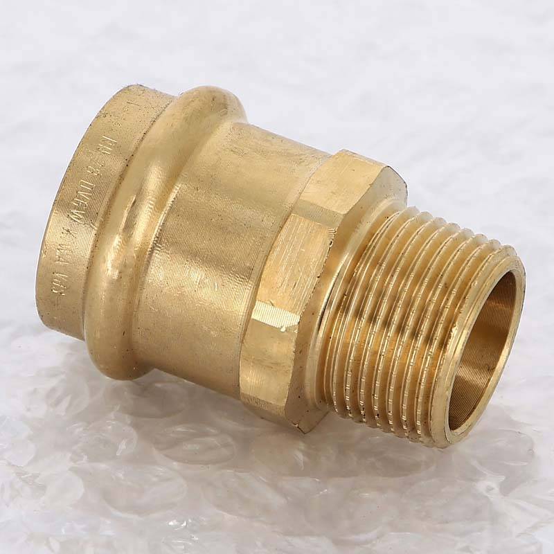 Муфта переходная пресс-Н Viega Sanpress бронза 28x1 106508