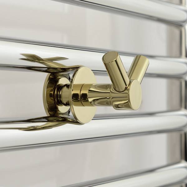 Вешалка для полотенцесушителя Сунержа Виктория двойная шампань 020-2010-0002