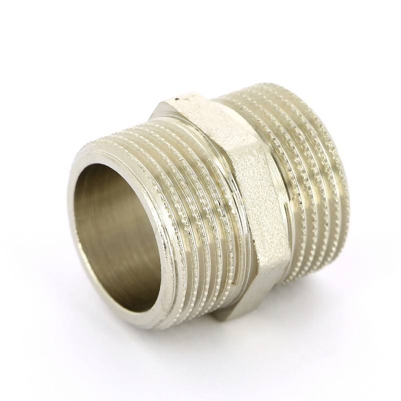 Ниппель резьбовой Tiemme 1/2 НН никелированный 1500036