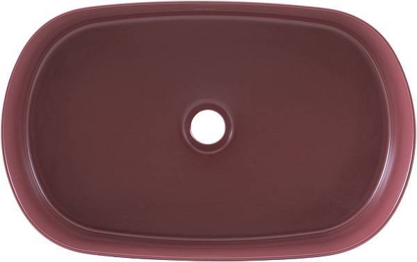 Раковина-чаша накладная Allen Brau Fantasy 55х36х12 см красная 4.11022.BD