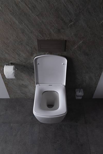 Унитаз подвесной Allen Brau Liberty с сиденьем-крышкой белый 4.32003.20