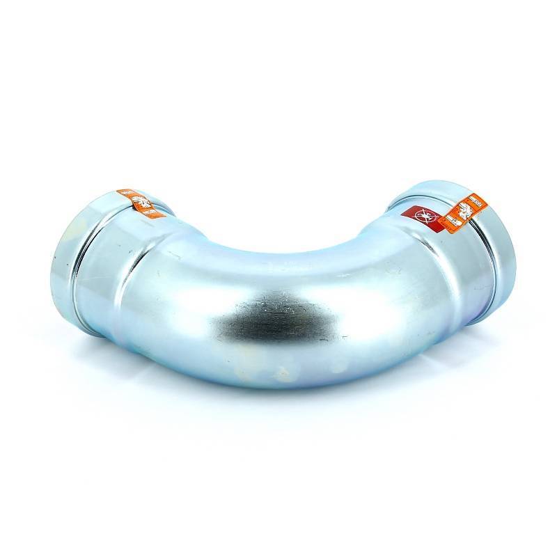 Угол пресс 90° Viega Prestabo 76.1 мм оцинкованная сталь 597566