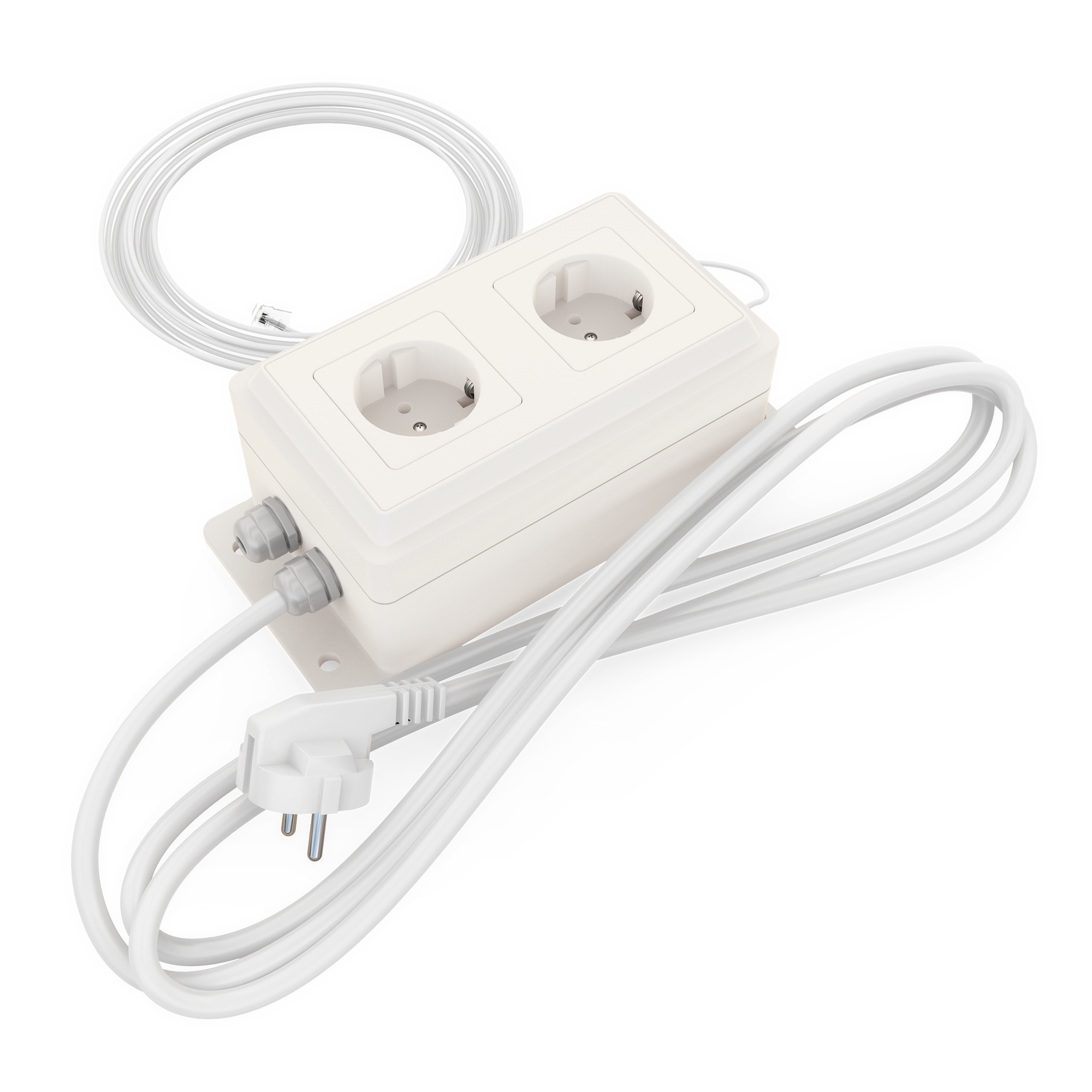 Блок управления 2-мя розетками ectoControl RS485 Modbus ES-SOMB-02