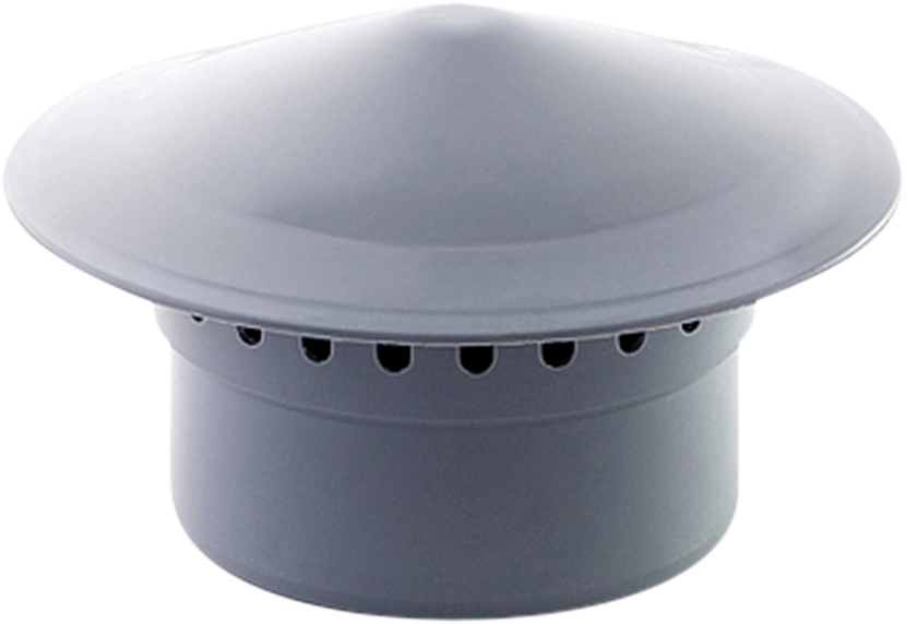 Зонт вентиляционный РТП 110 мм серый 1152705