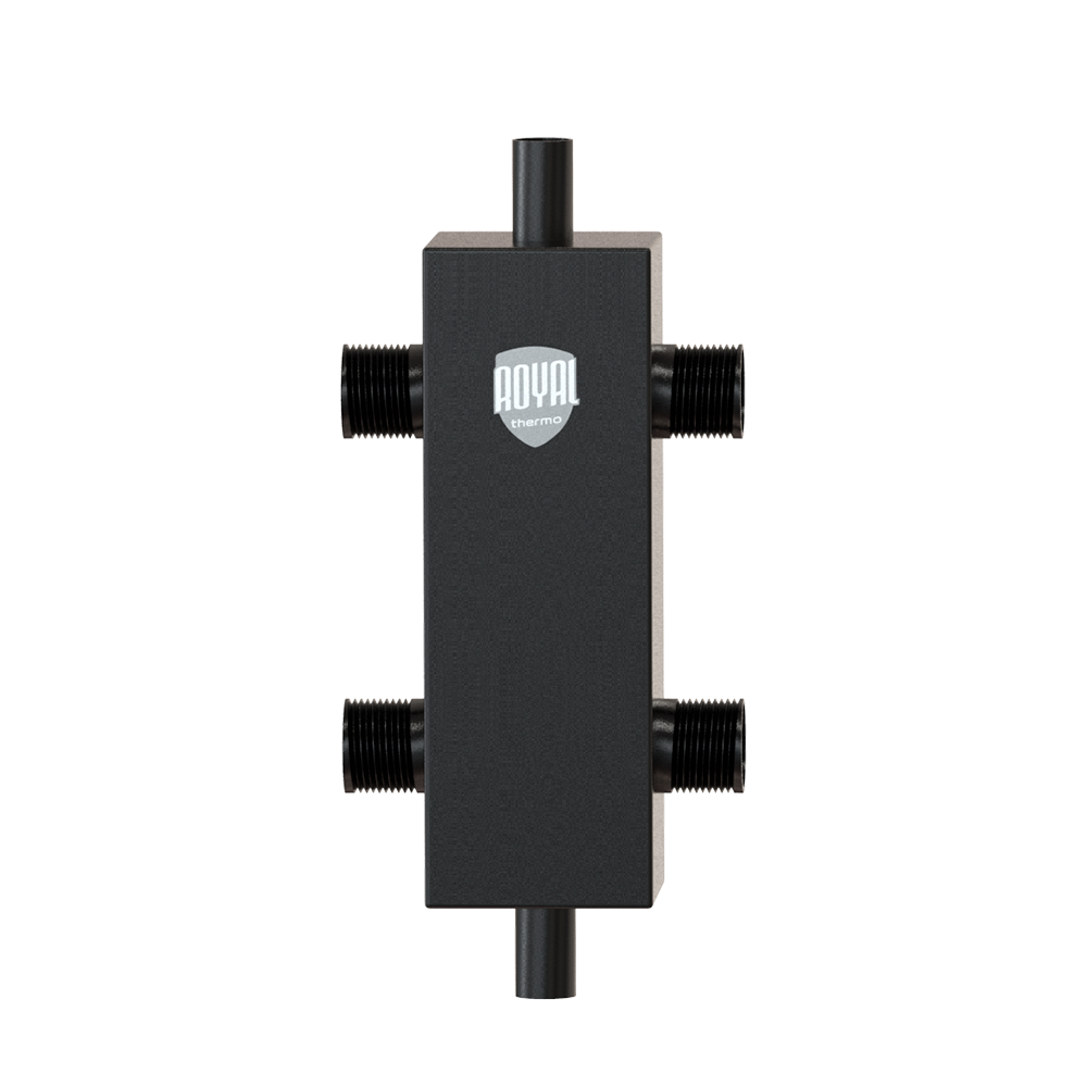 Гидравлический разделитель с сепаратором Royal Thermo 60 кВт Ду25 RTE 52.060