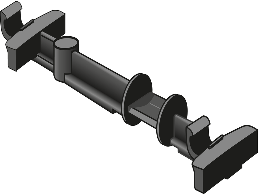 Держатель двойной для труб REHAU 10 мм 1248305