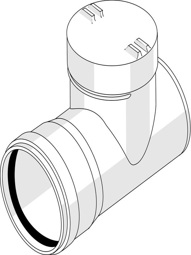 Ревизия REHAU RAUPIANO PLUS 110 мм 11204551001