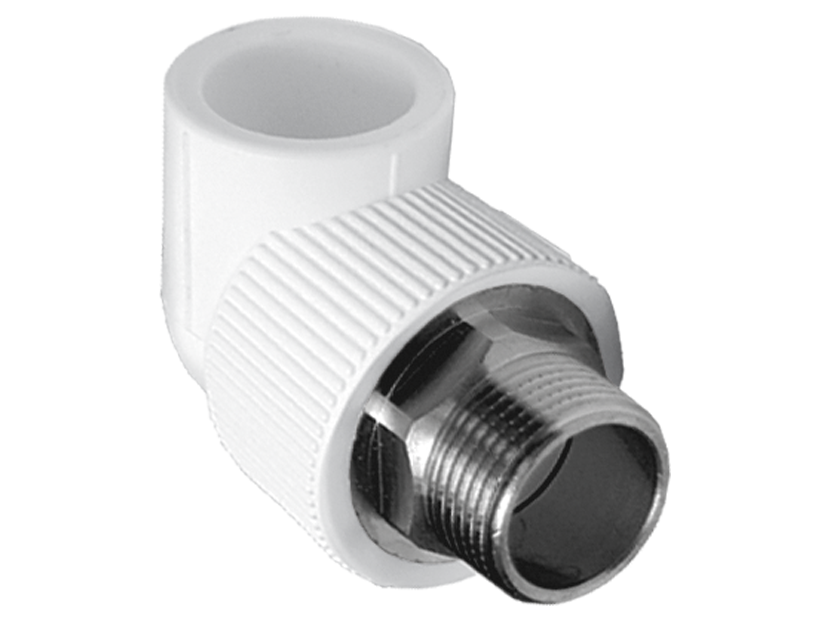 Угольник TEBO PP-R комбинированный 32 мм x 1 НР под ключ 1336604