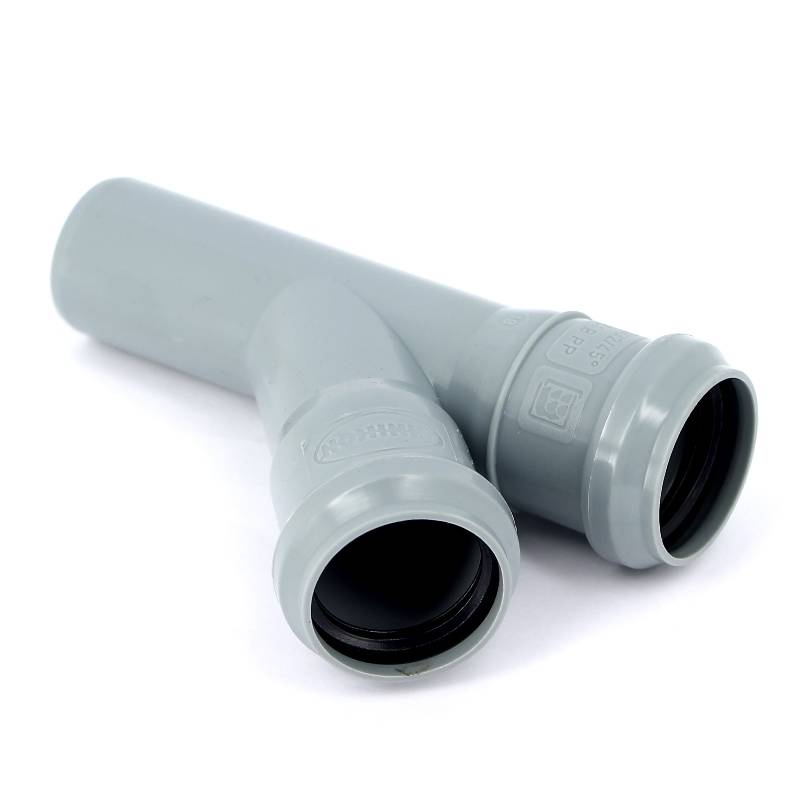 Тройник канализационный Sinikon Стандарт 32x32 мм 45° 508001.R