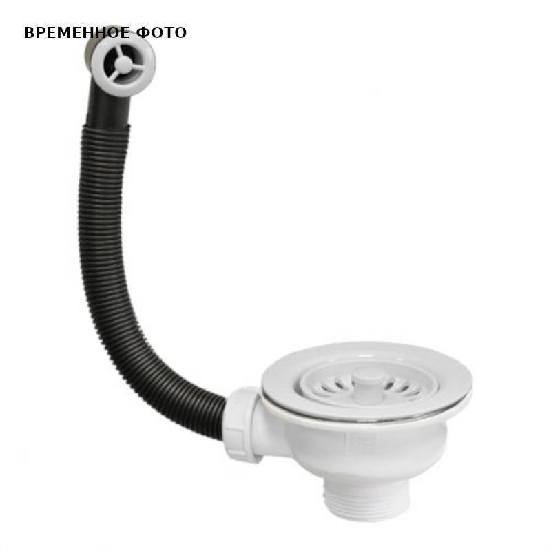 Слив-перелив для мойки Omoikiri 113 мм ледяной белый OF2-113S-IW