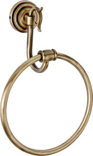 Полотенцедержатель-кольцо Boheme Medici подвесной бронза 10605