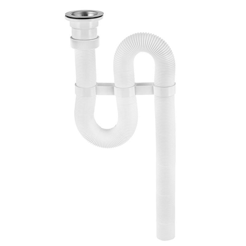 Сифон гофрированный Wirquin Эконом 1 1/2 х 38 мм чашка 70 мм 900 мм 30980132