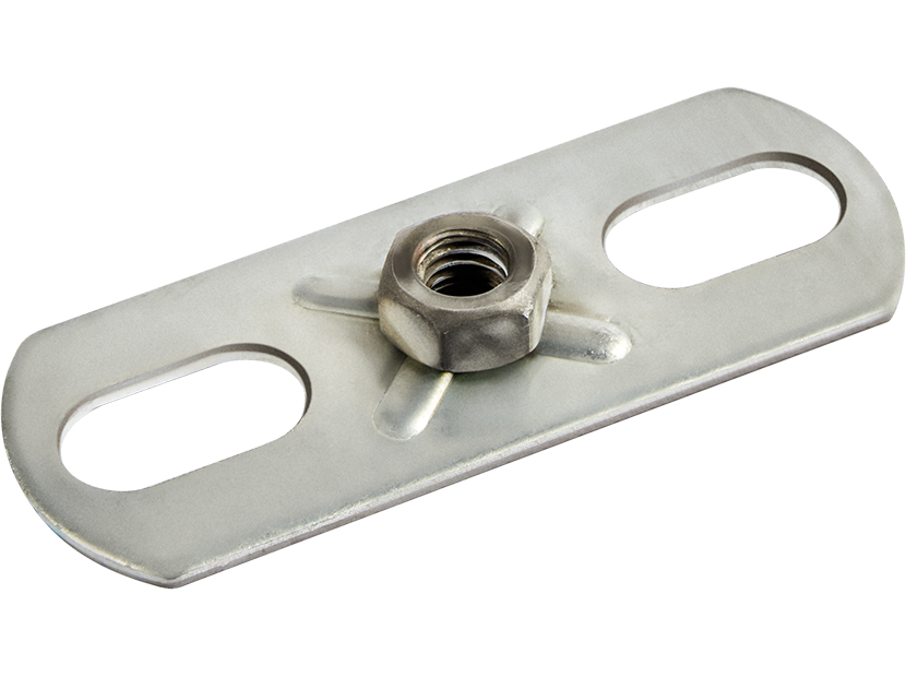 Пластина опорная SHUFT BPN с гайкой M8 30x80x3.0 мм 1293336