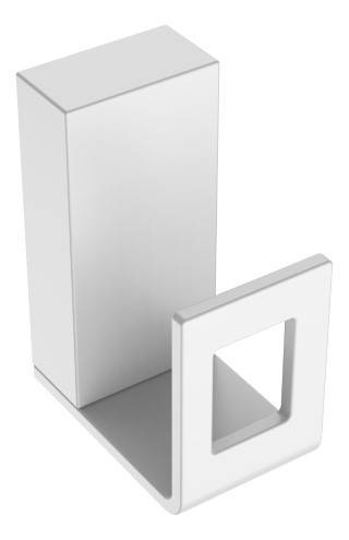 Крючок для ванной подвесной Boheme Q белый матовый 10946-MW