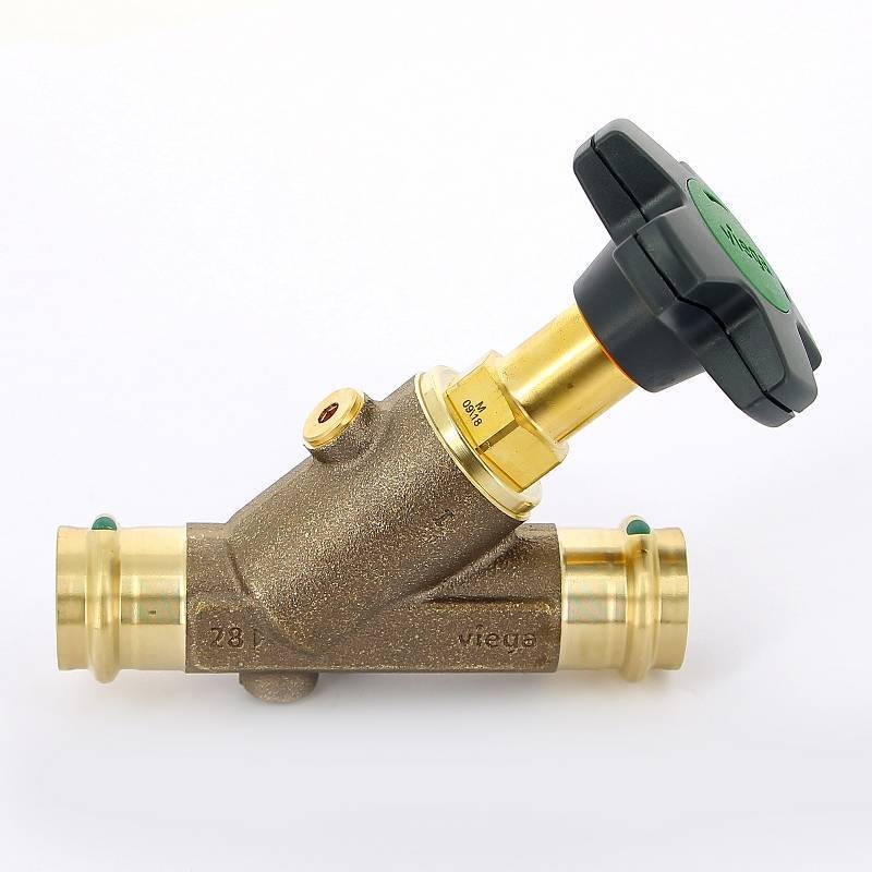 Вентиль наклонный полнопроходной Viega Easytop с SC-Contur 25 756895