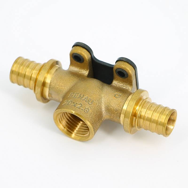 Водорозетка надвижная проходная REHAU RAUTITAN RX+ 20x1/2x20 ВР бронза 456294