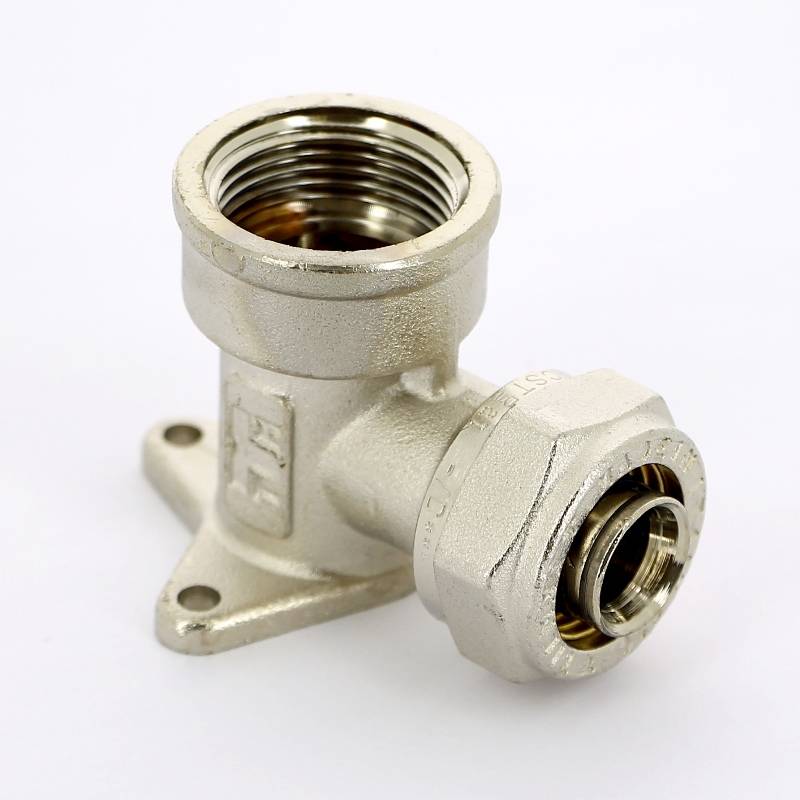 Водорозетка обжимная Tiemme 20x3/4 никелированная 1600055