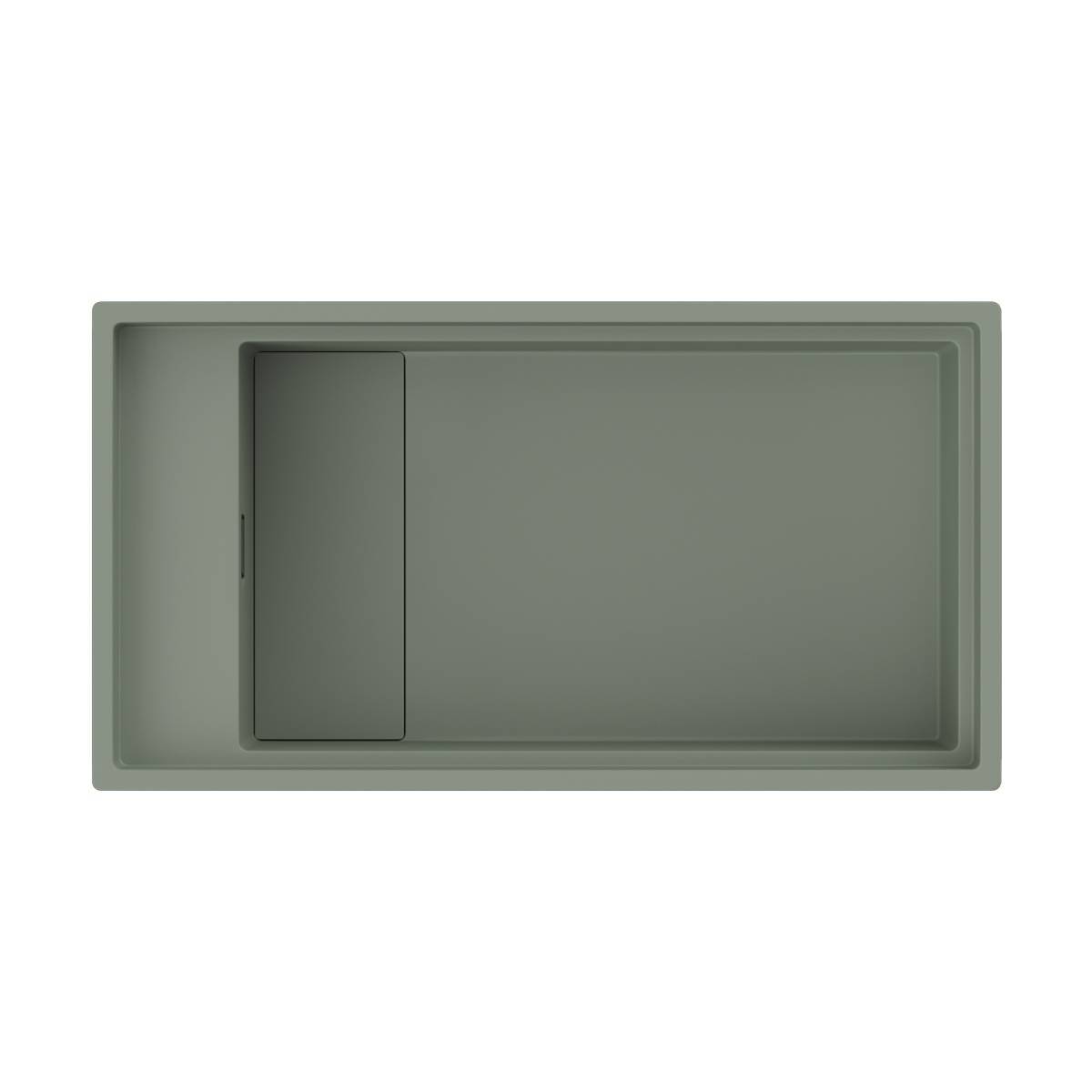 Кухонная мойка Omoikiri Kinaru Pro 86-U/I-WG Artceramic 86x46 см wind green 4993202