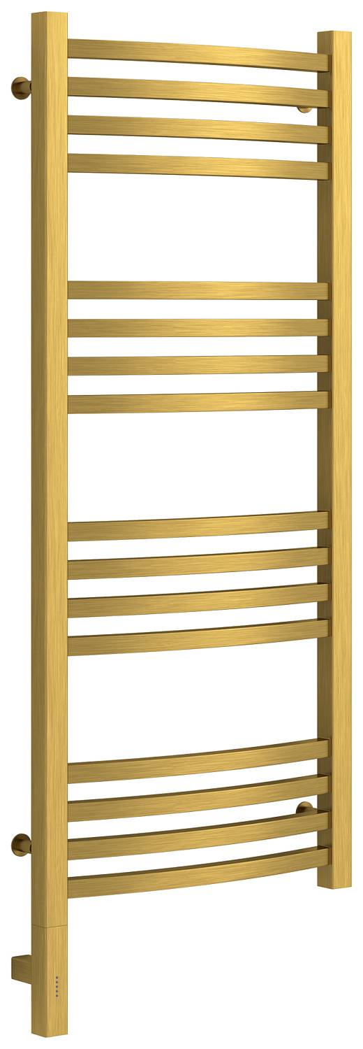 Полотенцесушитель электрический Сунержа Аркус 3.0 430x1120 мм левый состаренная латунь 051-5704-1040