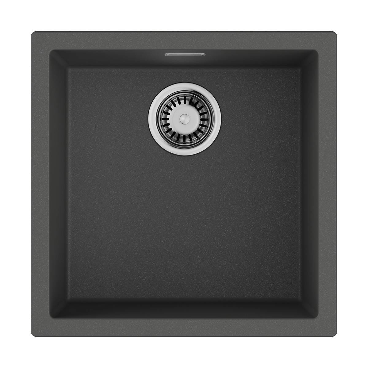 Кухонная мойка Omoikiri Yamakawa 45T-U/I-PL Tetogranit 45.6 x 45.6 см платина 4993312