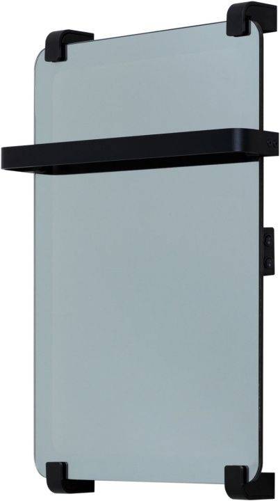 Полотенцесушитель электрический Allen Brau Infinity 44x6.6x60 см черный 00305017