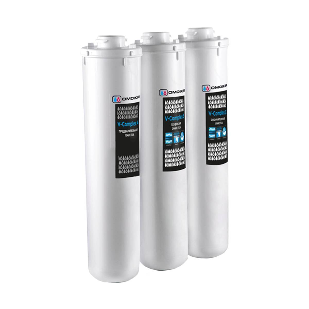 Комплект картриджей для фильтра Omoikiri Mod 2.0 4998032