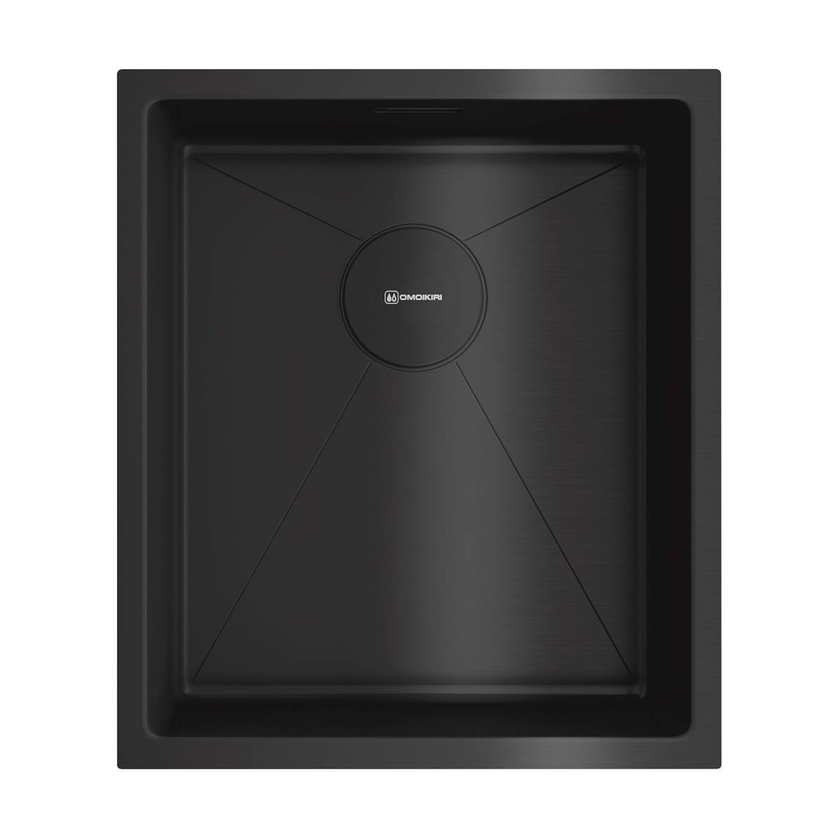 Кухонная мойка Omoikiri Taki 38-U/IF-GB 38x44 см графит 4997016