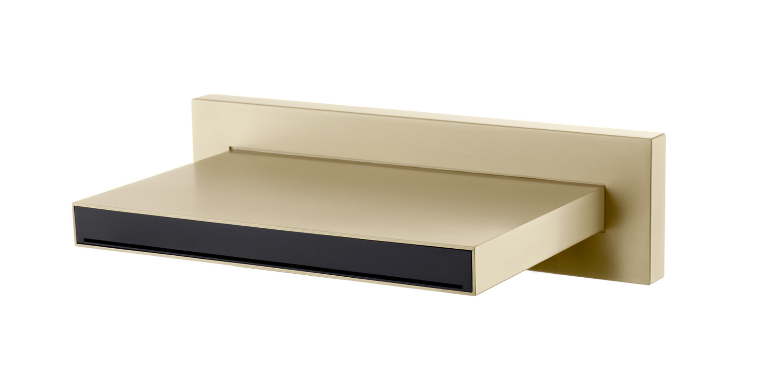 Излив настенный каскадный Boheme Zodiac 12.8 см золото 625/2-G