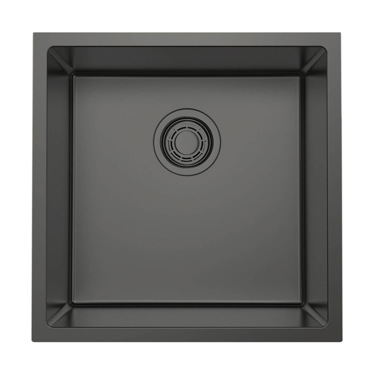 Кухонная мойка Omoikiri Tadzava 44-U/I Ultra-GM 44x44 см вороненая сталь 4993265